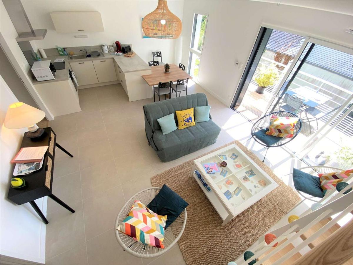 Duplex Lumineux A Benodet: Plage Et Thalasso A Pied, Terrasse, Parking Et Abri Velo Inclus - Fr-1-481-117 Εξωτερικό φωτογραφία